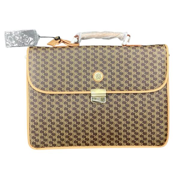 Rioni Moda Italia Handbags - NWT Rioni Moda Italia Signature Leather Briefcase